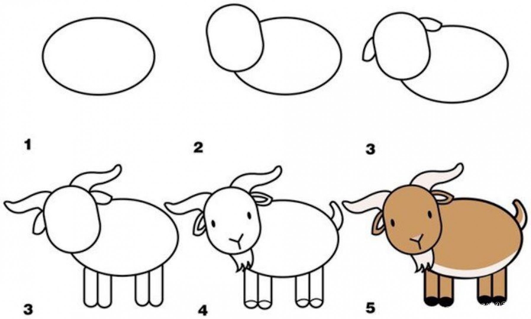 Как рисовать животных карандашом (80 фото): поэтапные уроки для детей