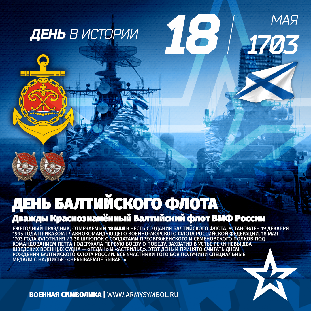 Поздравления в день балтийского флота 2020 - ларец подарков