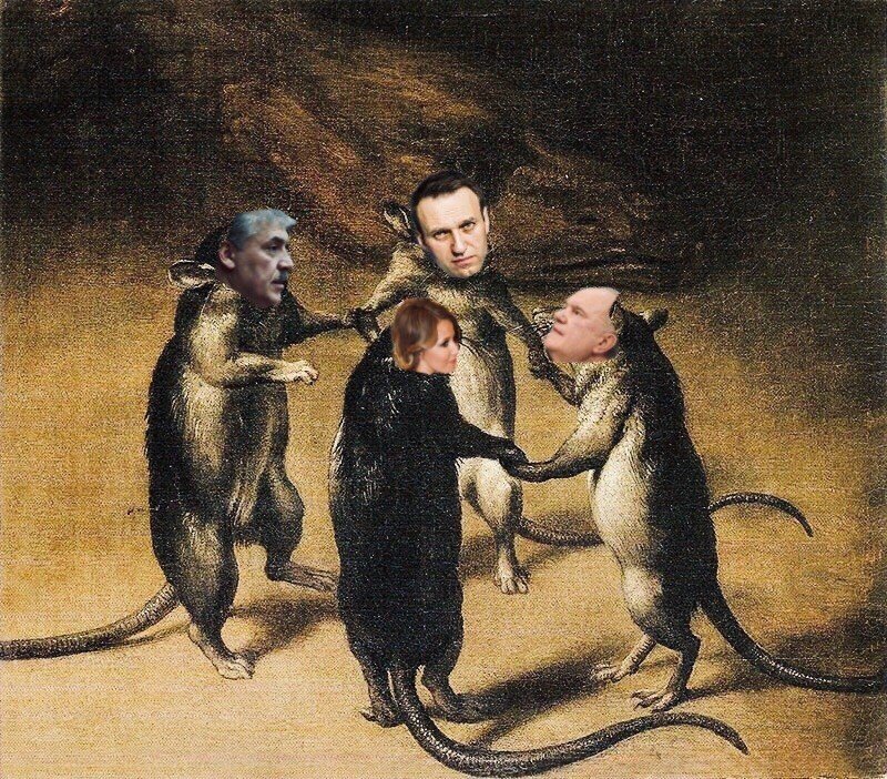 Мем с крысами хоровод